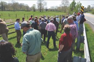 Field Recon of Ag Conservation Project in Brandywine Creek watershed May 3, 2018